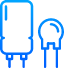 Електронни компоненти и батерии icon