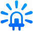 Светодиодна и бензинова лампа icon
