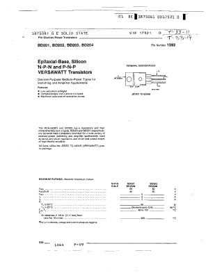 Транзистор BD204F TO-220F