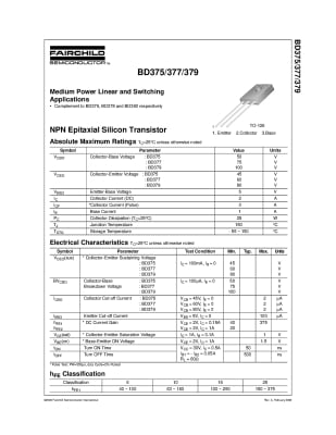 Транзистор BD377