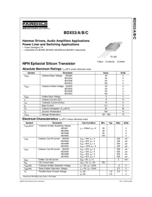 Транзистор BDX53C TO-220
