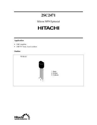 Транзистор 2SC2471 TO-92