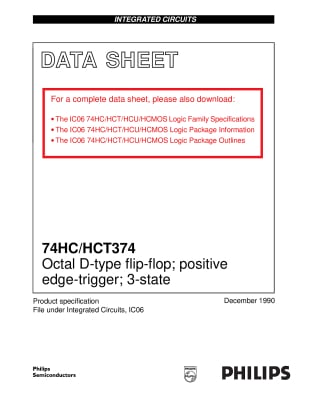 Интегрална схема  SN74HCT374 DIP-20