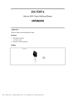 Транзистор 2SC5207A
