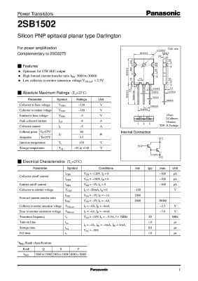 Транзистор 2SB1502