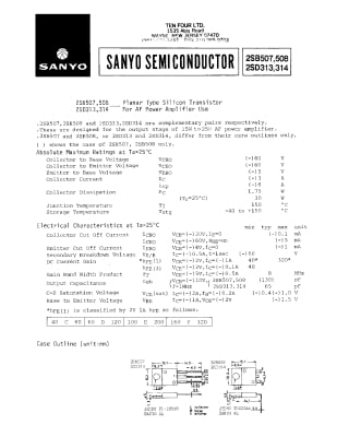 Транзистор 2SB507