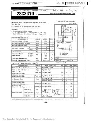 Транзистор 2SC3310