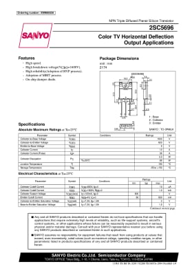 Транзистор 2SC5696     TO-3PF