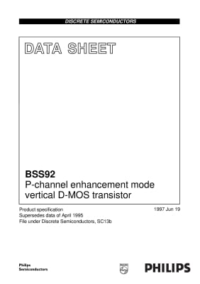 Транзистор BSS92 TO-92