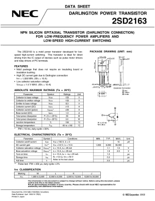 Транзистор 2SD2163 TO-220F