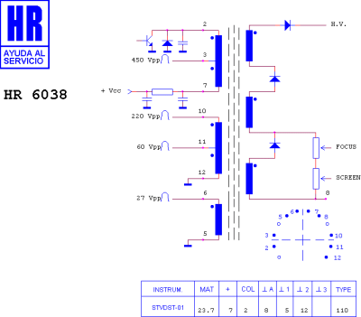 ТХО за телевизор HR6038
