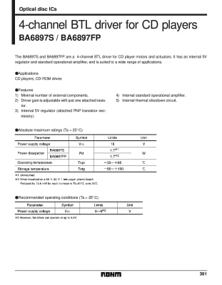 Интегрална схема  BA6897S