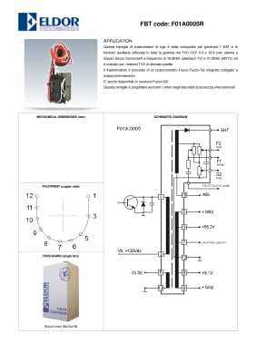ТХО за телевизор F01A0005