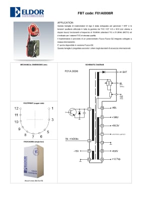 ТХО за телевизор F01A0006