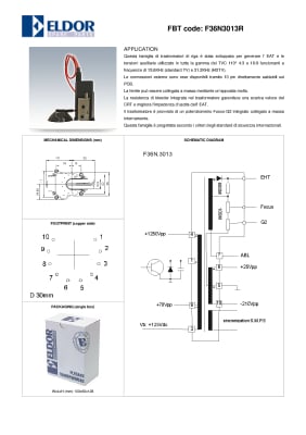 ТХО за телевизор F36N3013
