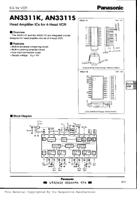 Интегрална схема AN3311S-SMD