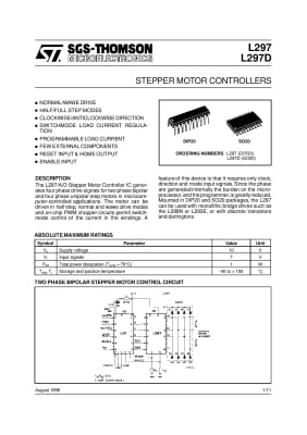 Интегрална схема  L297 DIP-20