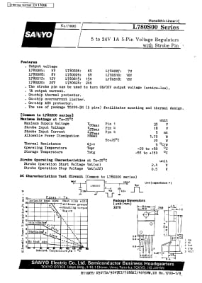 Интегрална схема  LM78S12 780S12 TO-220-5 5pins