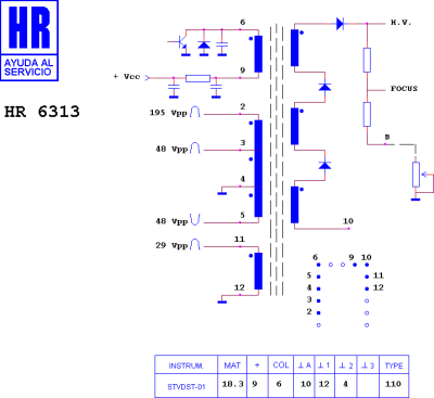 ТХО за телевизор HR6313