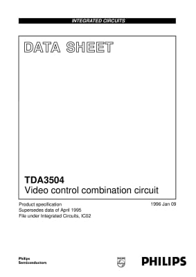 Интегрална схема  TDA3504 DIP-20