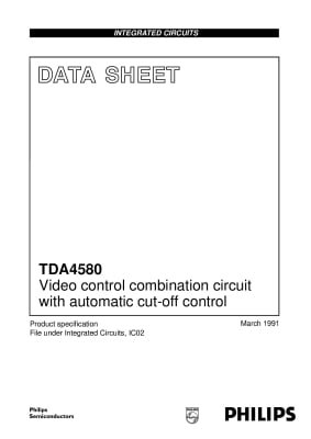 Интегрална схема  TDA4580 DIP-28