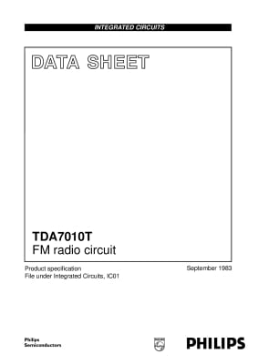Интегрална схема  TDA7010T SMD