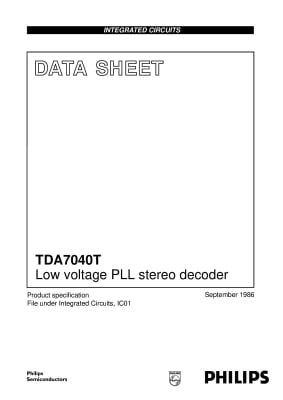 Интегрална схема  TDA7040T SO-8