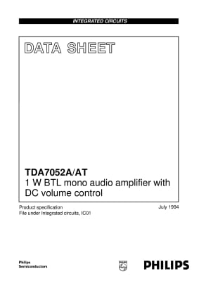 Интегрална схема  TDA7052A DIP-8