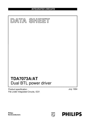 Интегрална схема  TDA7073A