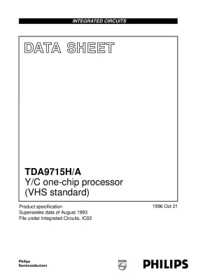 Интегрална схема  TDA9715H/A