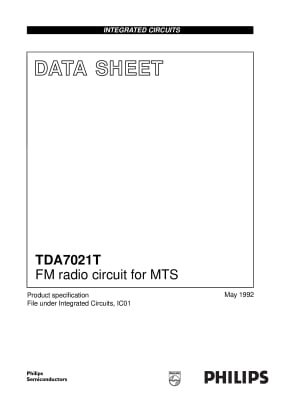 Интегрална схема  TDA7021T