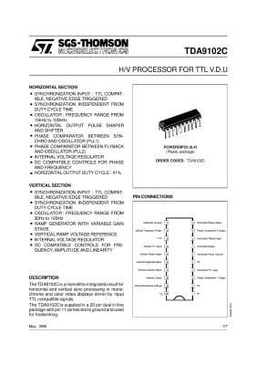 Интегрална схема  TDA9102C