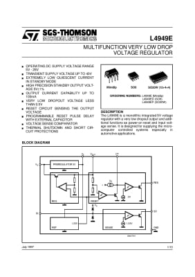 Интегрална схема  L4949D     smd