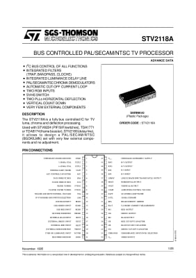 Интегрална схема  STV2118A=B DIP-42