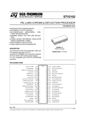 Интегрална схема  STV2102
