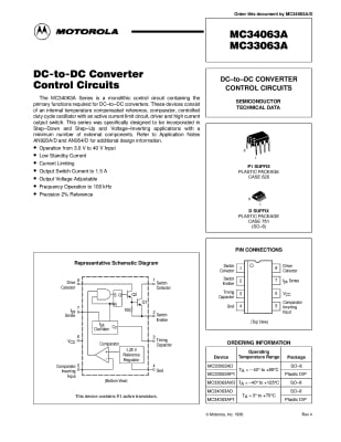 Интегрална схема  MC34063AP1 DIP-8