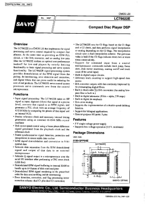 Интегрална схема  LC78622    SMD