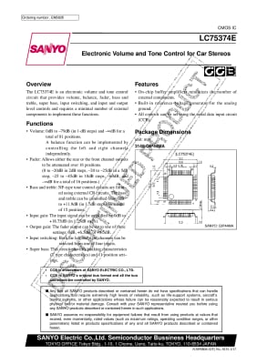 Интегрална схема LC75374E
