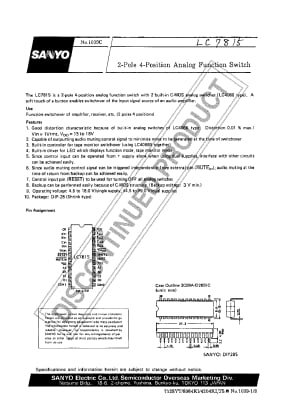 Интегрална схема  LC7815
