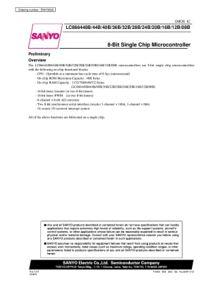 Интегрална схема  LC866440W  SMD
