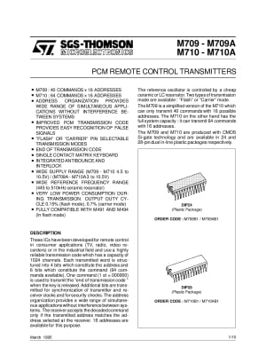 Интегрална схема  M709B1-ST