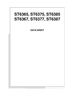 Интегрална схема  ST6387B1/FIA/FET