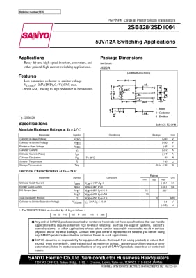 Транзистор 2SD1064