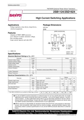 Транзистор 2SD1624 SOT-89