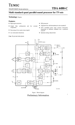 Интегрална схема  TDA4480