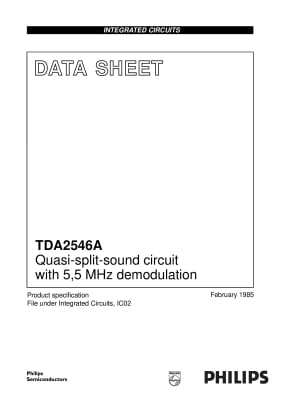 Интегрална схема  TDA2546A