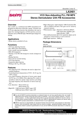Интегрална схема  LA3401 SDIP-22