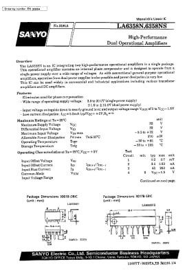 Интегрална схема  LA6358N DIP-8