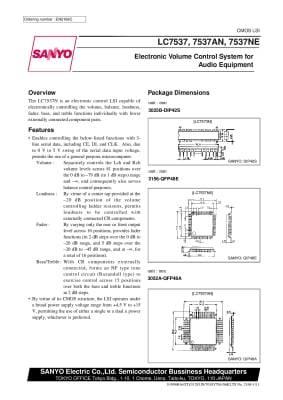 Интегрална схема  LC7537AN   SMD