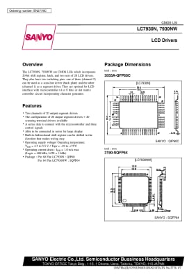 Интегрална схема  LC7930     SMD